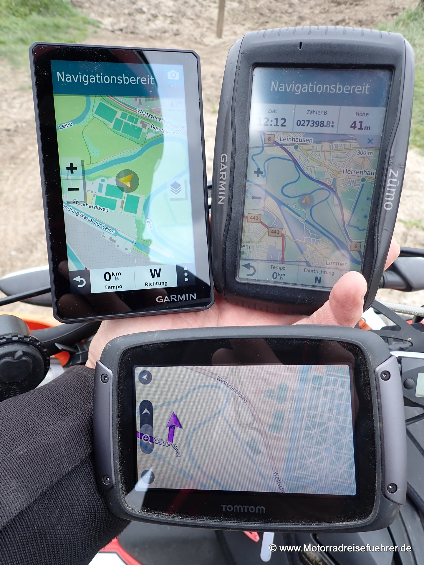 Garmin Zumo XT Test Motorradreisefuehrer.de Rezensionen und